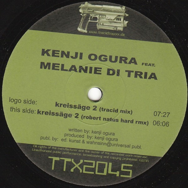 Kenji Ogura Feat. Melanie Di Tria - Kreissäge 2 | Tracid Traxxx (TTX2045) - 2