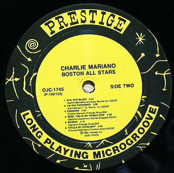 Charlie Mariano - Boston All Stars | Original Jazz Classics (OJC-1745) - 3