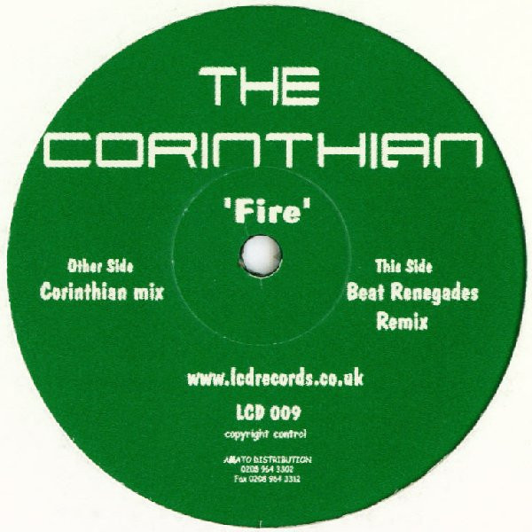 The Corinthian - Fire | LCD Records (LCD 009)