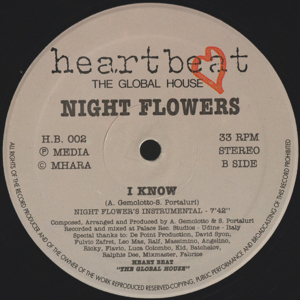 Night Flowers - I Know | Heartbeat (H.B. 002) - 2 Night Flowers - I Know | Heartbeat (H.B. 002) - 2
