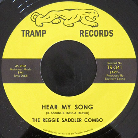 The Reggie Saddler Combo - Hear My Song / For The Love Of Hunice | Tramp Records (TR-341)