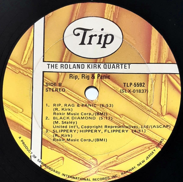 The Roland Kirk Quartet - Rip, Rig & Panic | Trip (TLP-5592) - 4