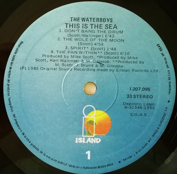 The Waterboys - This Is The Sea | Island Records (I-207.095) - 3