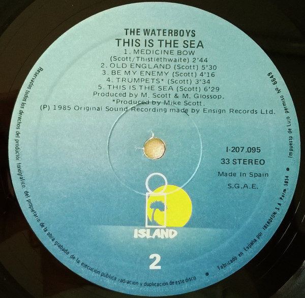 The Waterboys - This Is The Sea | Island Records (I-207.095) - 4