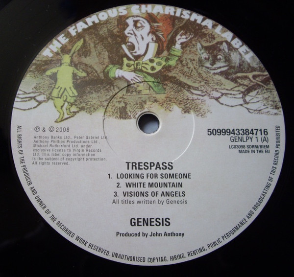 Genesis - Trespass | Charisma (GENLPY 1) - 4
