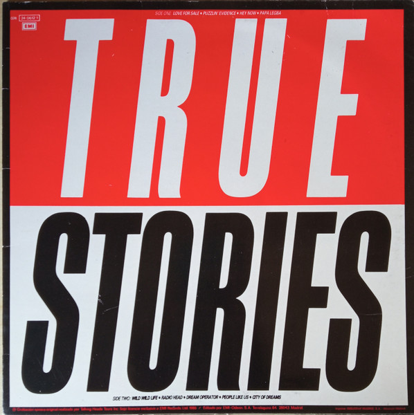Talking Heads - True Stories | EMI (074 24 0612 1) - 2