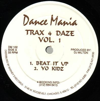 DJ Milton - Trax 4 Daze Vol. 1 | Dance Mania (DM 102)