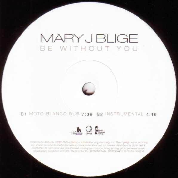 Mary J. Blige - Be Without You | Geffen Records (987 952-4) - 3 Mary J. Blige - Be Without You | Geffen Records (987 952-4) - 3