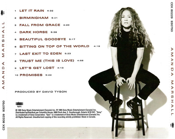 Amanda Marshall - Amanda Marshall | Columbia (CEK 80229 930750) - 2