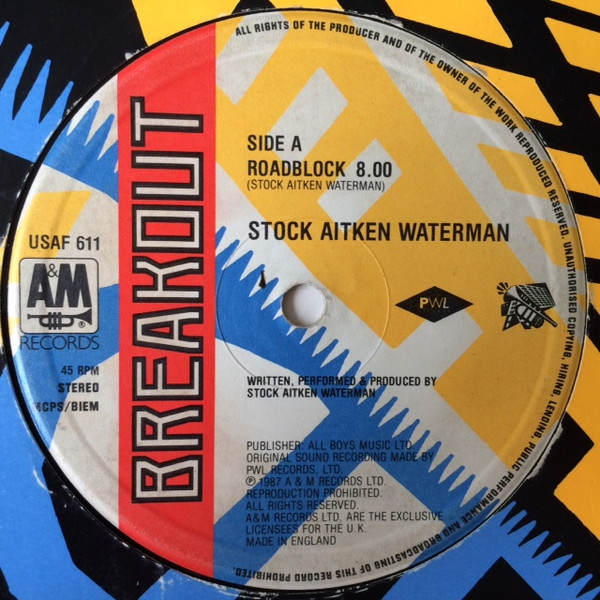 Stock, Aitken & Waterman - Roadblock | Breakout (USAF 611) - 3 Stock, Aitken & Waterman - Roadblock | Breakout (USAF 611) - 3