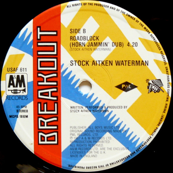 Stock, Aitken & Waterman - Roadblock | Breakout (USAF 611) - 4 Stock, Aitken & Waterman - Roadblock | Breakout (USAF 611) - 4