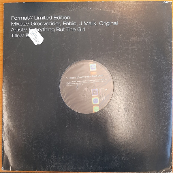 Everything But The Girl - Blame | Virgin (VST1752)