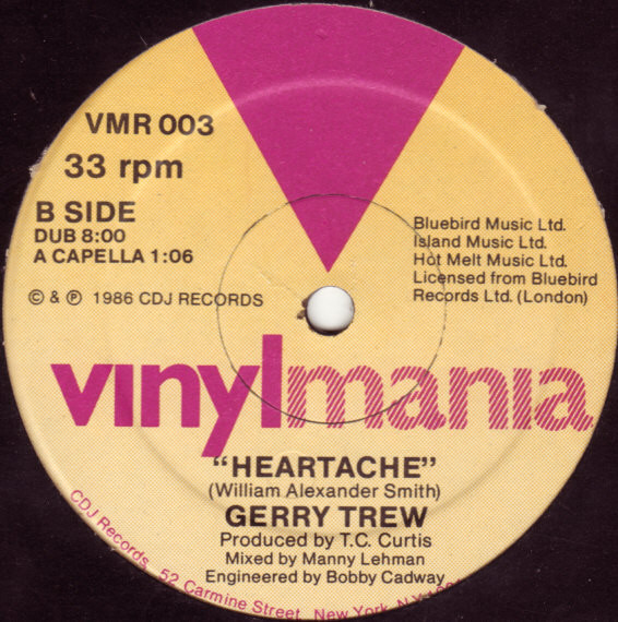 Gerry Trew - Heartache | Vinylmania (VMR 003) - 2