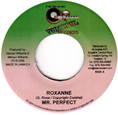 Perfect , Candy Man - Roxanne / Fight For Your Rights | Voiceful Records (none) - main