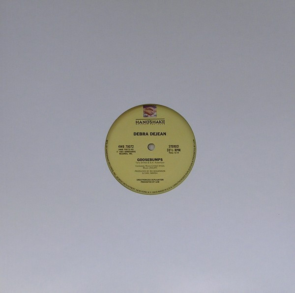 Debra Dejean - Goosebumps | Handshake Records And Tapes (4W8 70072) - 3 Debra Dejean - Goosebumps | Handshake Records And Tapes (4W8 70072) - 3