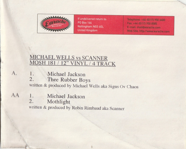 Scanner Vs Signs Of Chaos - Michael Jackson | Earache (MOSH 181)