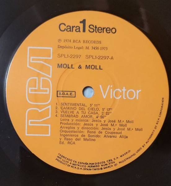 Moll & Moll - Moll & Moll | RCA Victor (SPL 1-2297)