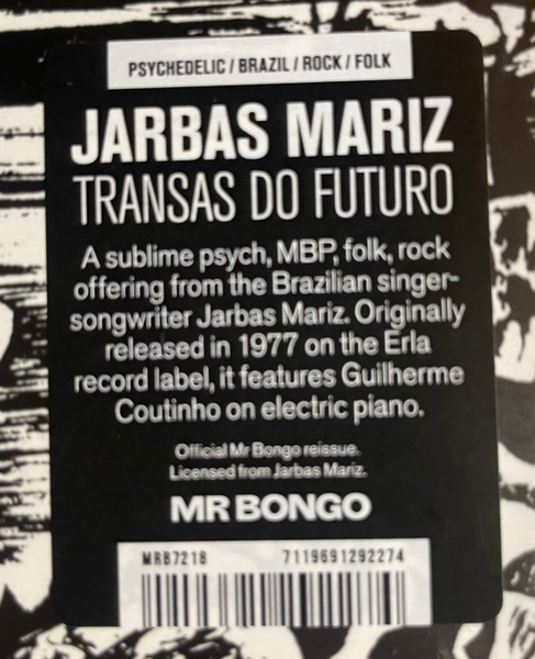 Jarbas Mariz - Transas Do Futuro | Mr Bongo (MRB7218) - 2
