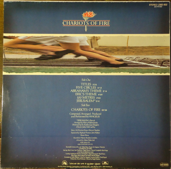Vangelis - Chariots Of Fire | Polydor (2383 602) - 2