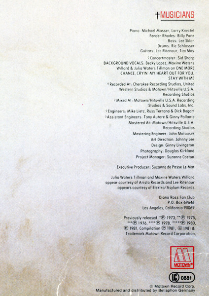 Diana Ross - To Love Again | Motown (260·15·020) - 4 Diana Ross - To Love Again | Motown (260·15·020) - 4