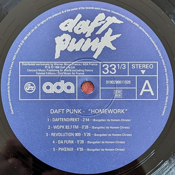 Daft Punk - Homework | Soma Quality Recordings (0190296611926) - 4