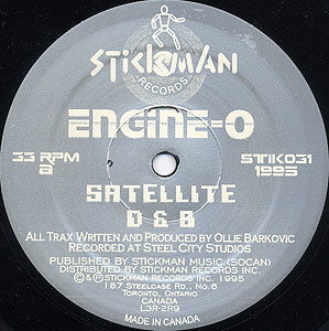 Engine-O - Satellite | Stickman Records (STIK031)