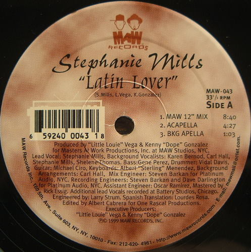 Stephanie Mills - Latin Lover | MAW Records (MAW-043) - main