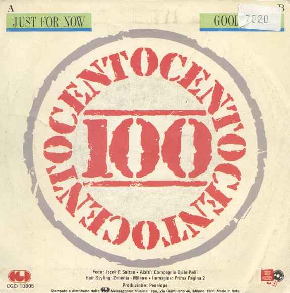 Cento - Just For Now | CGD (CGD 10805) - 2