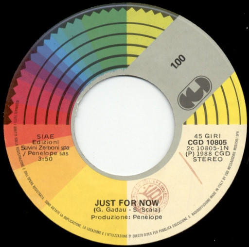 Cento - Just For Now | CGD (CGD 10805) - 3