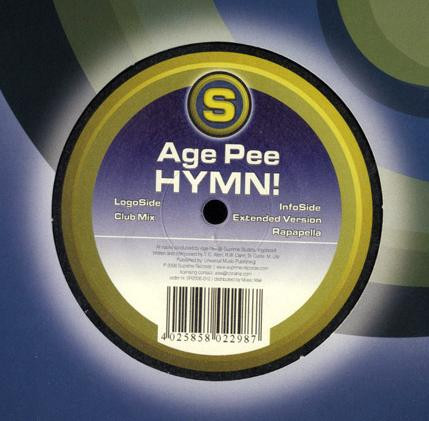 Age Pee - Hymn! | Suprime Records (SR2006-12)