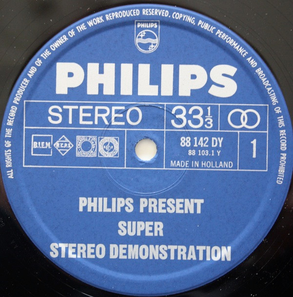 Various - Super Stereo Demonstration | Philips (88 142 DY)