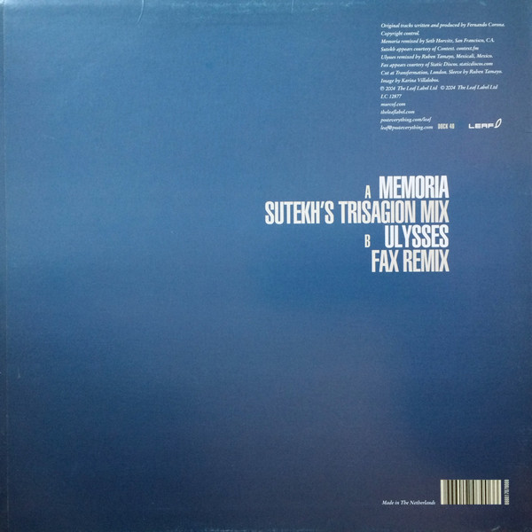 Murcof - Utopía Remixes | Leaf (DOCK 40) - 2