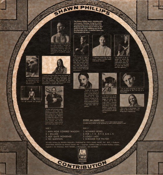 Shawn Phillips - Contribution | A&M Records (SLAM 47005) - 2