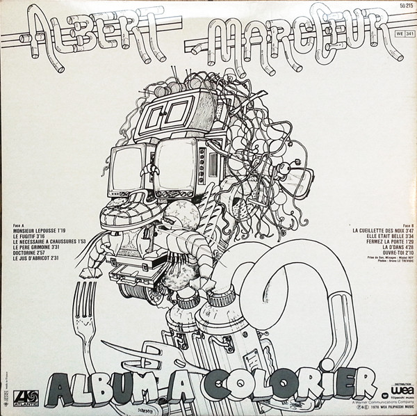 Albert Marcœur - Album À Colorier | Atlantic (50 215) - 2