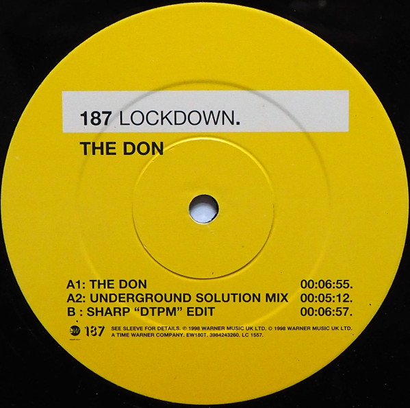 187 Lockdown - The Don | EastWest (EW180T) - 3