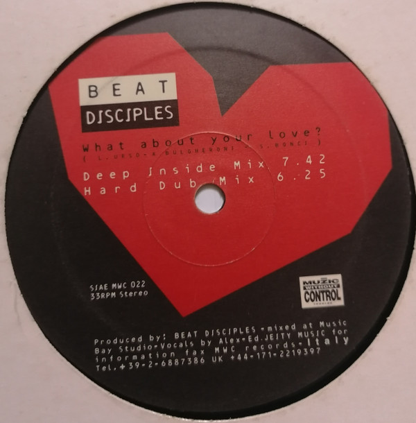 Beat Disciples - What About Your Love ?  | Muzic Without Control Records (MWC 022)