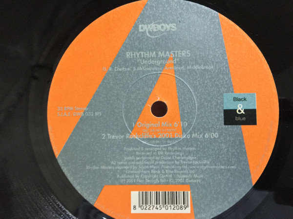 Rhythm Masters - Underground | DWBoys (DWB 032 BIS) - main