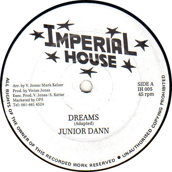 Junior Dan - Dreams | Imperial House (IH 005) - main
