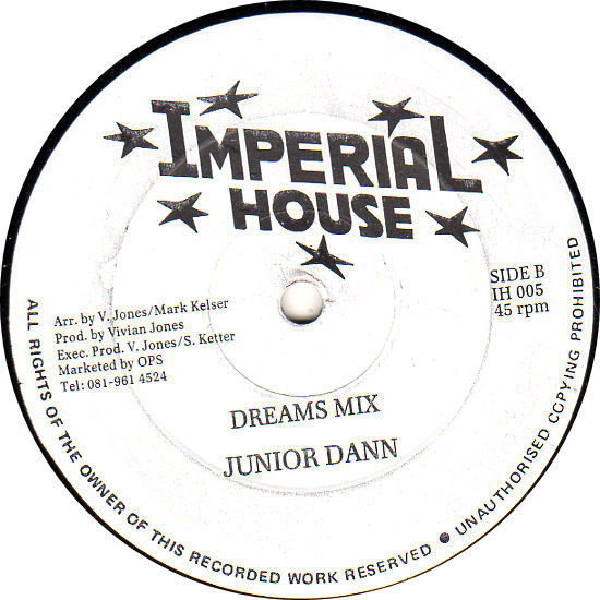 Junior Dan - Dreams | Imperial House (IH 005) - 2