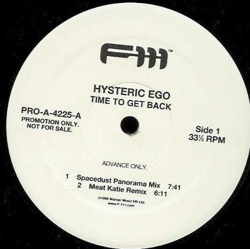 Hysteric Ego - Time To Get Back | F-111 Records (PRO-A-4225-A) - main