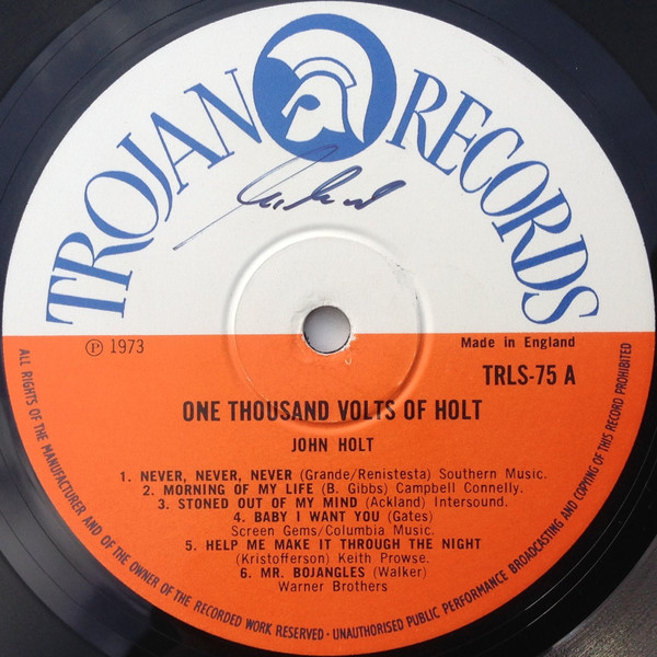 John Holt - One Thousand Volts Of Holt | Trojan Records (TRLS 75) - 3 John Holt - One Thousand Volts Of Holt | Trojan Records (TRLS 75) - 3