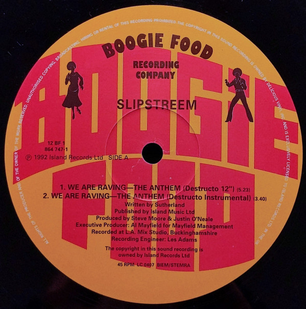 Slipstreem - We Are Raving - The Anthem | Boogie Food (12 BF 1) - 4