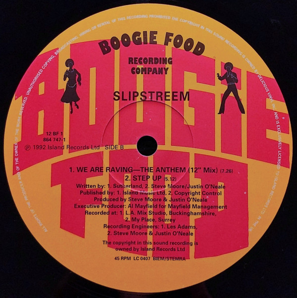 Slipstreem - We Are Raving - The Anthem | Boogie Food (12 BF 1) - 3
