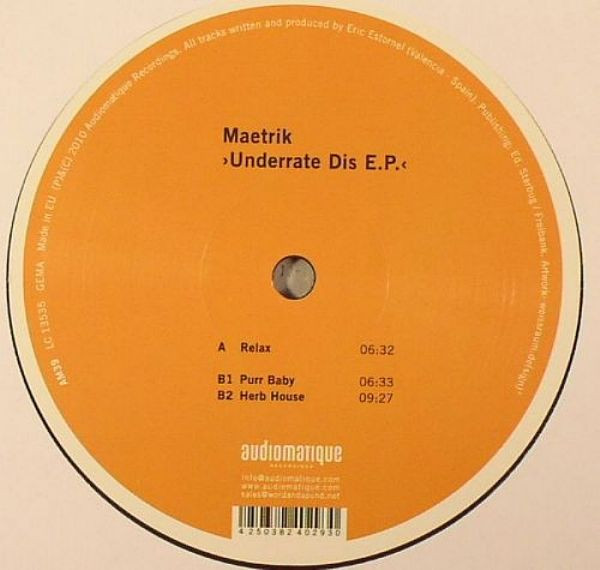 Maetrik - Underrate Dis E.P. | Audiomatique Recordings (AM39) - main