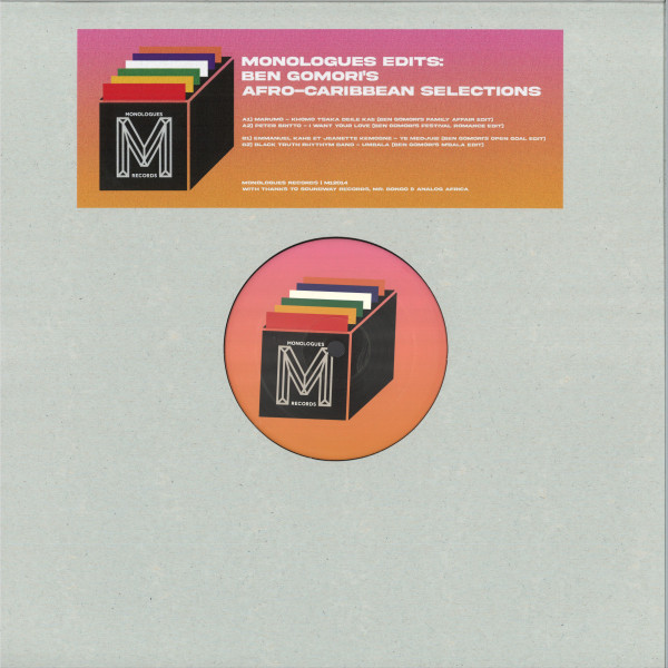 Various - Monologues Edits: Ben Gomori's Afro-Caribbean Selections | Monologues Records (M12014)