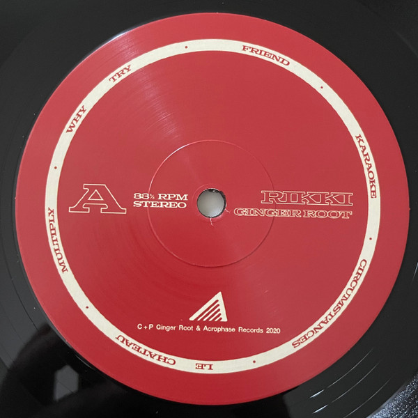 Ginger Root - Rikki | Acrophase Records (APGR1014) - 3
