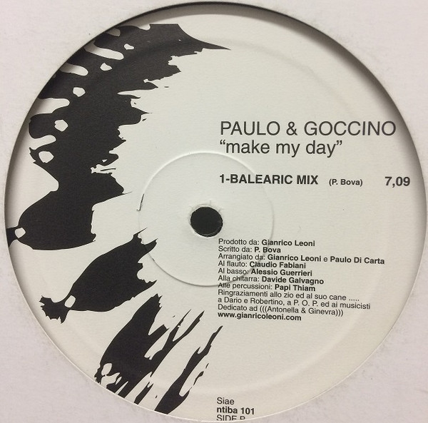 Paulo & Goccino - Make My Day | Ntiba Records (ntiba 101) - 2