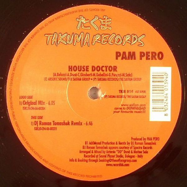 Pam Pero - House Doctor | Takuma Records (TKM 014)