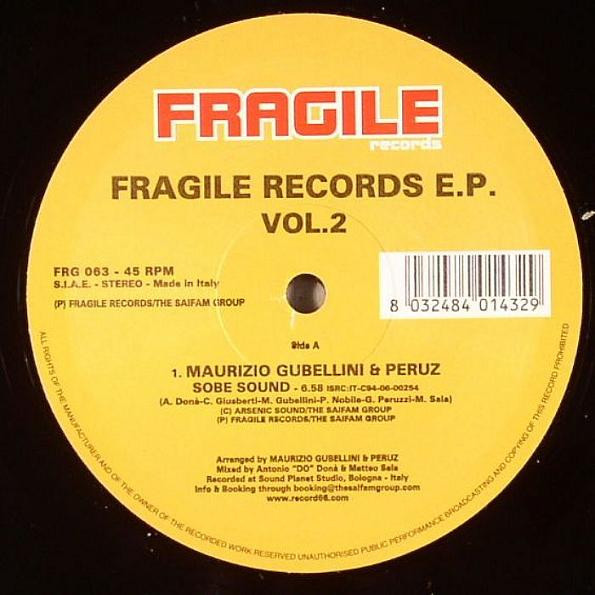Maurizio Gubellini / Peruz - Fragile Records E.P. Vol. 2 | Fragile Records (FRG 063)