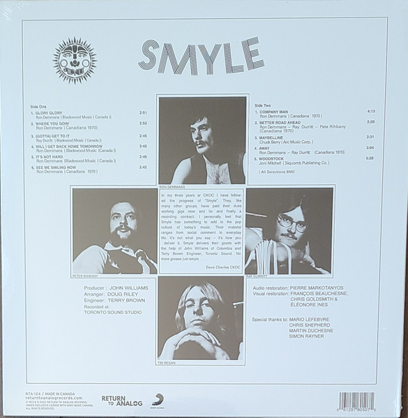 Smyle - Smyle | Return To Analog (RTA-124) - 2